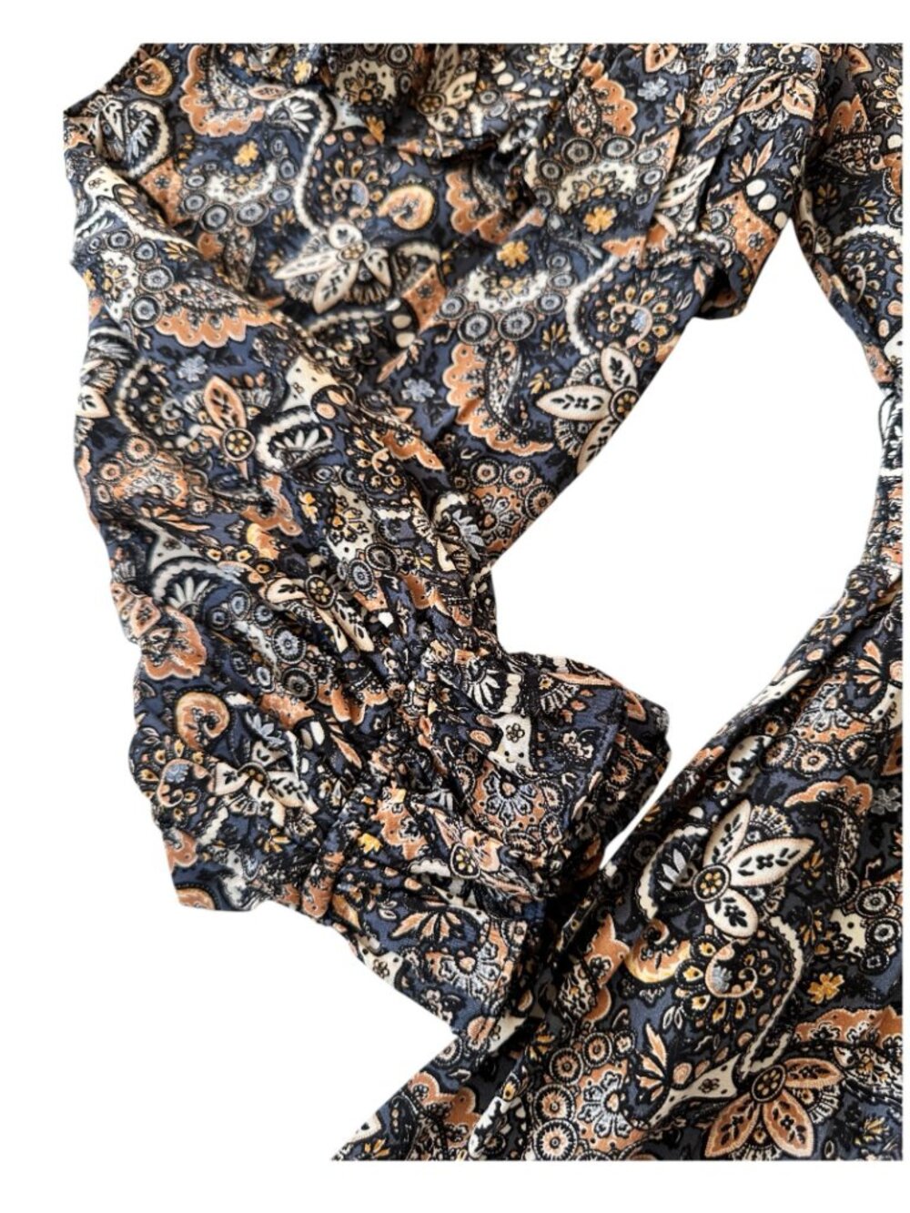 Ulla Johnson Annalisa Gown Night Sky Silk Paisley Runway NWT Size 6 - Picture 15 of 16